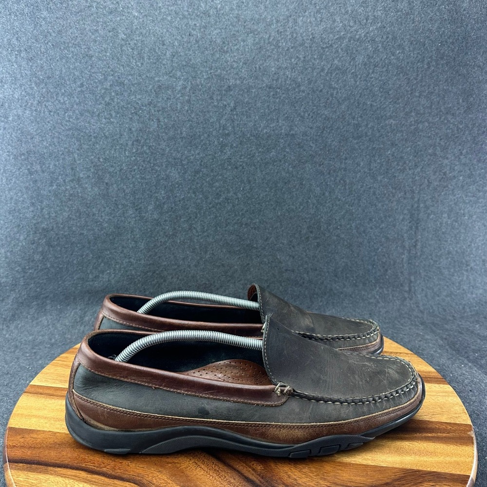 Allen Edmonds Boulder Loafers Mens Size 13D Brown Black Driving Dress Shoes